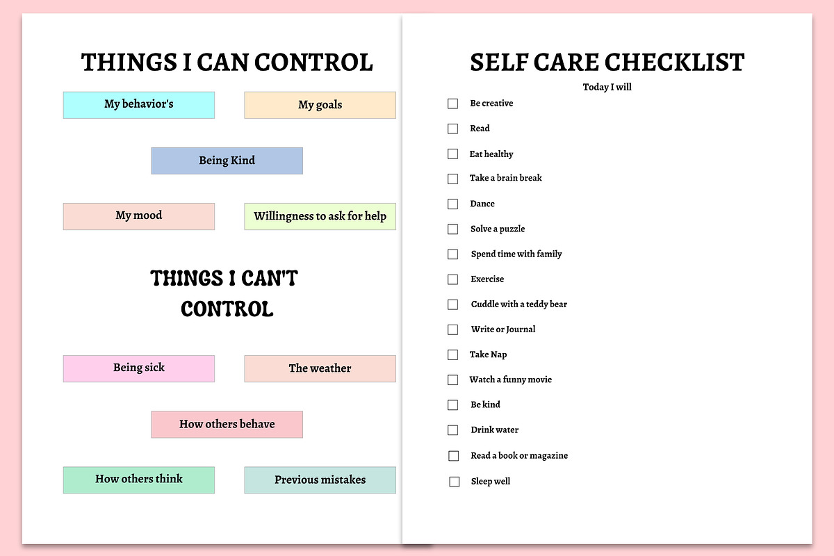 Kids Coping Skills Journal Canva