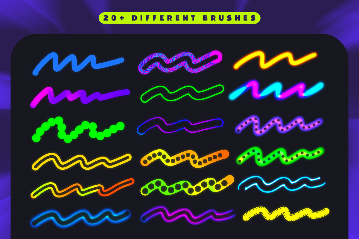 Procreate Monoline Lettering Brushes, a Brush Add-On by Nurmiftah (Photo 3 of 10)
