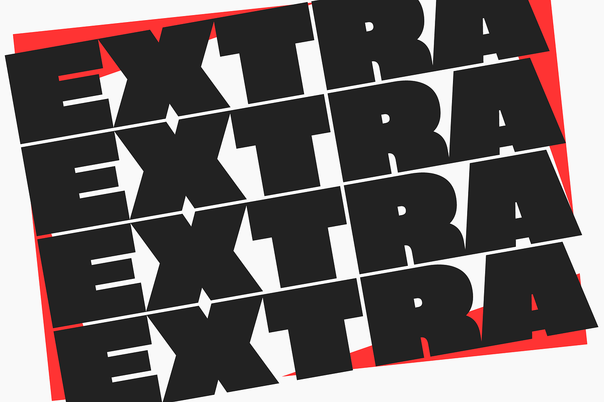 Megabold: World's Heaviest Typeface, a Sans Serif Font by Justin Penner (Photo 6 of 9)