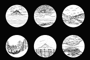 Nature Vector Icons Set, an Illustration by Asyndrom (Thumbnail 2 of 3)