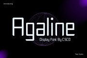 Agaline – Minimalist Font, a Sans Serif Font by Craft Supply Co. (Thumbnail 1 of 8)