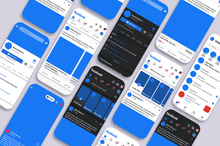 Facebook Ad Mockup Template, a Social Media Template by Dilshod Sobirov