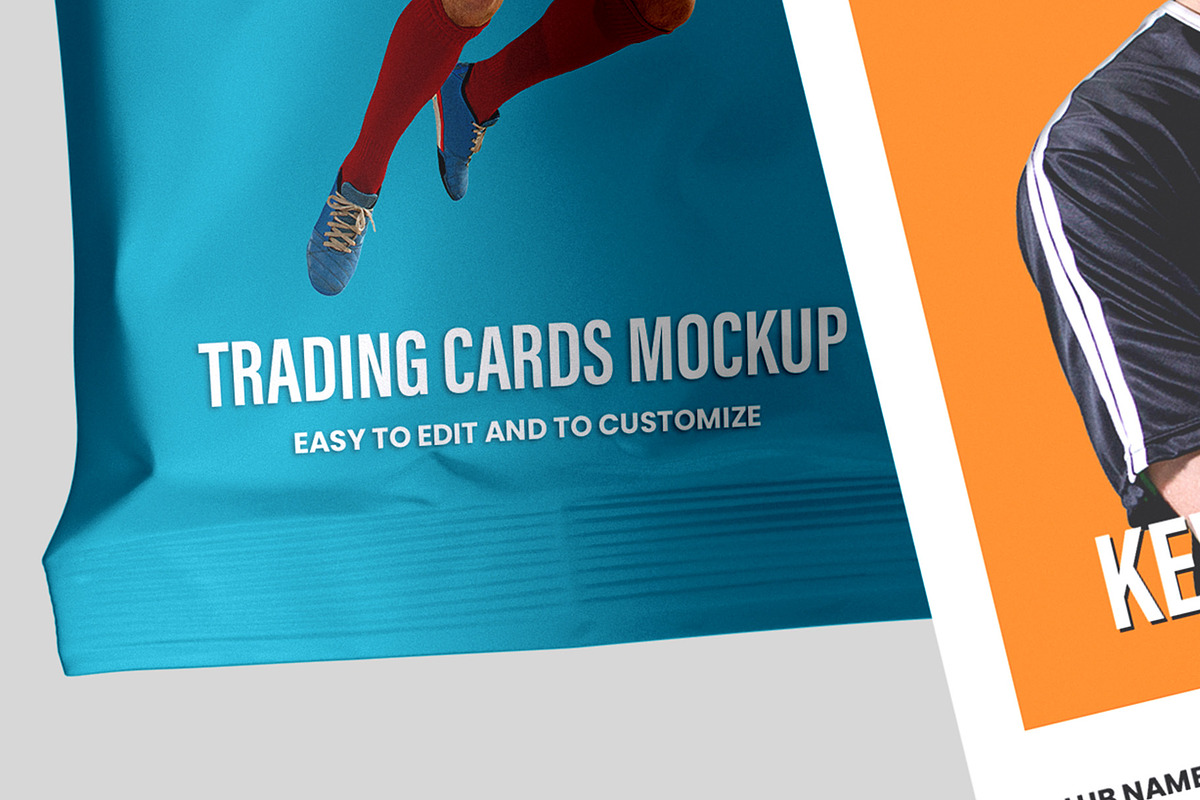 Trading Cards Mockup - 9 views, an Advertising Mockup by Illusiongraphic (Photo 14 of 19)