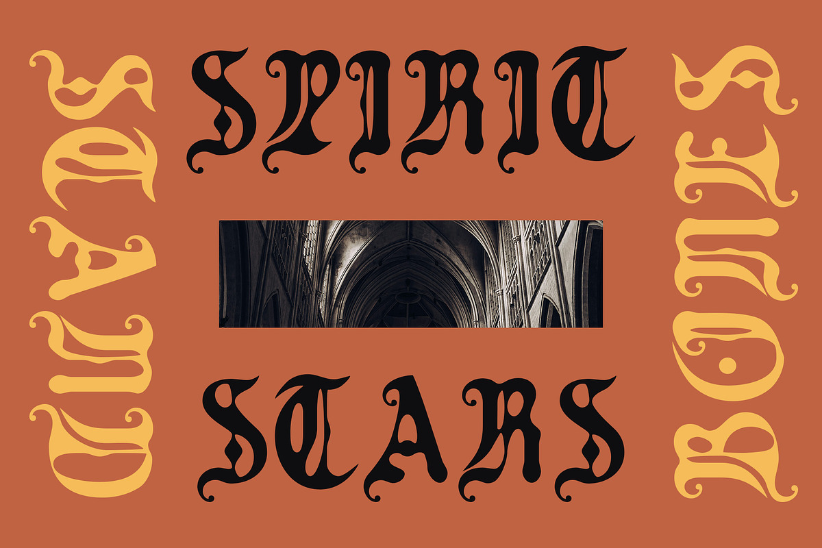 CS Bergamot Drawn, a Blackletter Font by Craft Supply Co. (Photo 6 of 8)