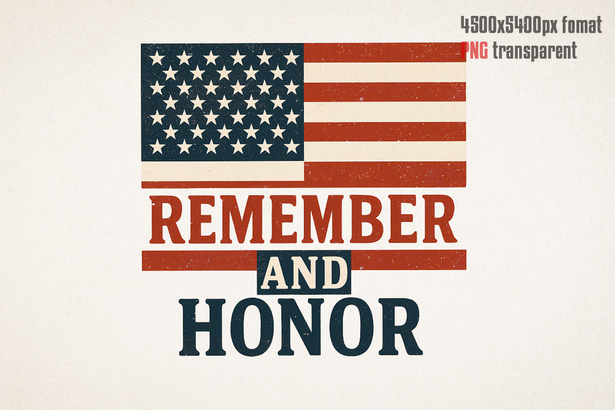 Honor the Brave, Memorial Day, an Object Graphic by GlitterCraft (Photo 52 of 61)