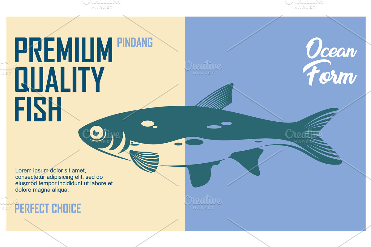 Flyer Design for Fresh Fish Products, a Flyer Template by wonderkid