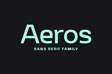Aeros | Sans Serif Family