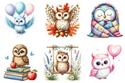 Cute Owl Sublimation, an Illustration by DreamArtGraphic (Thumbnail 3 of 5)