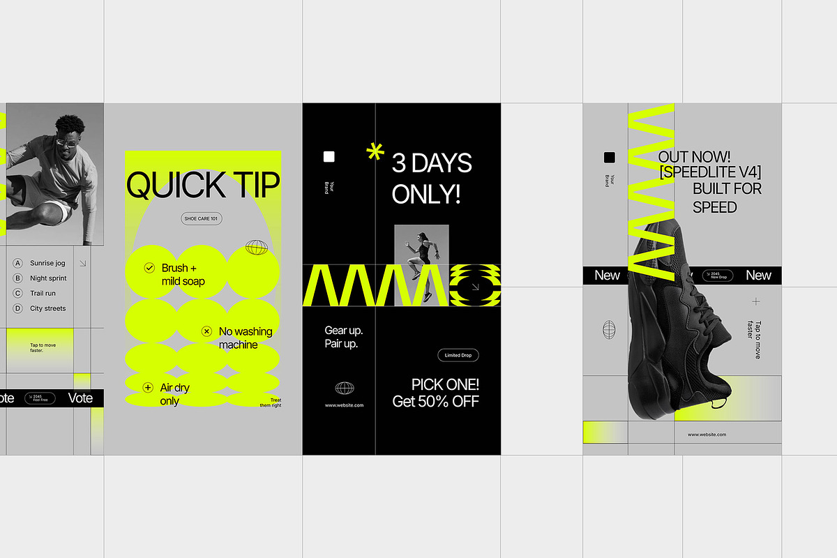 Sportwear Instagram Template Pack preview 4