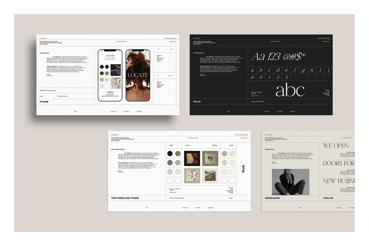 LOCATI Brand Guideline, a Presentation Template by Studio Elevate (Photo 2 of 11)