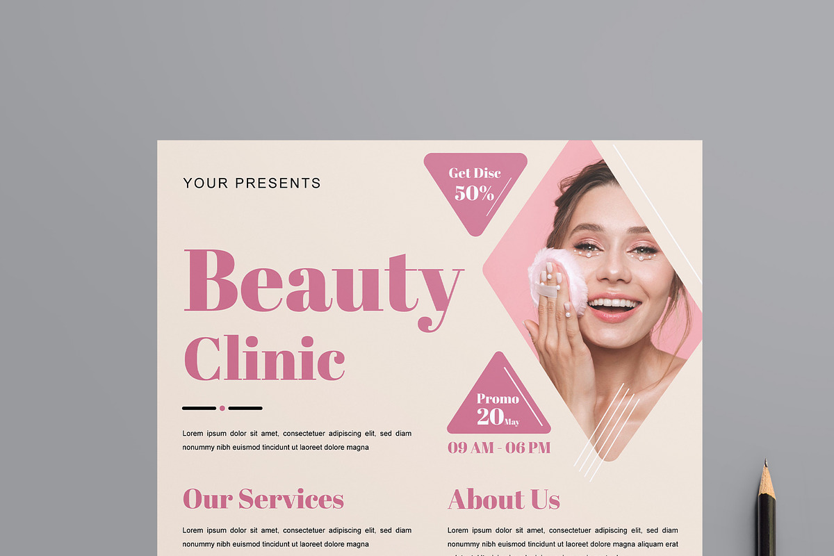 Beauty Care Flyer, a Flyer Template by MightyDesign (Photo 2 of 8)