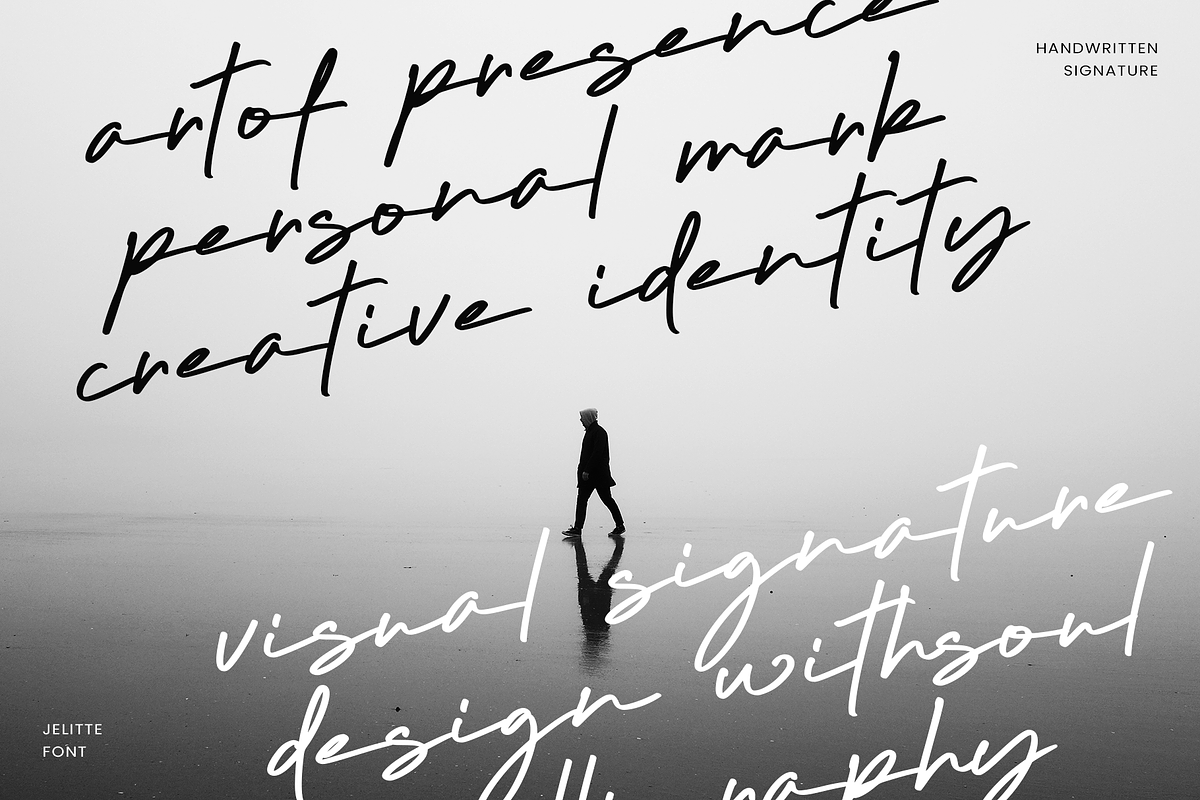 Jelittebyte - Signature Font, a Handwritten Font by Vampstudio (Photo 12 of 13)