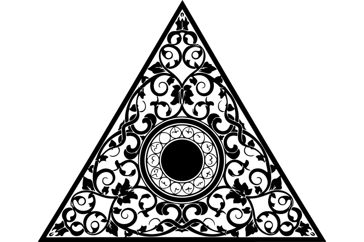 Decorative Celtic Triangle Floral, an Object Graphic by Creativeshirt (Photo 5 of 18)