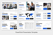 Sales Performance Deck Powerpoint, a Presentation Template by Sixtemp (Thumbnail 2 of 3)