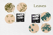 Floral Scene Builder Brushes, a Brush Add-On by HabitusDesigns (Thumbnail 8 of 11)