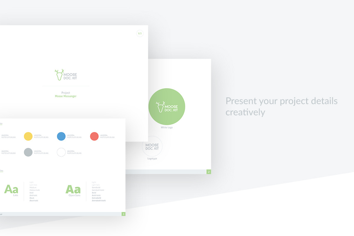Moose - Documentation Kit, an UI Kit Template by UIMint (Photo 3 of 7)