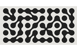 Metaball pattern isolated on, an Illustration by art PVP - market