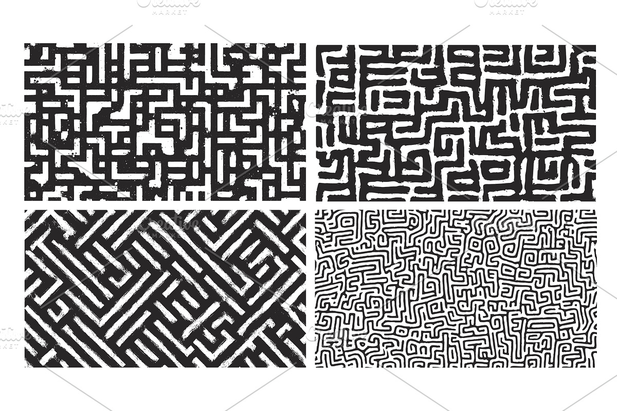 Organic maze. Abstract geometric, an Illustration by Stock-Smart-Start