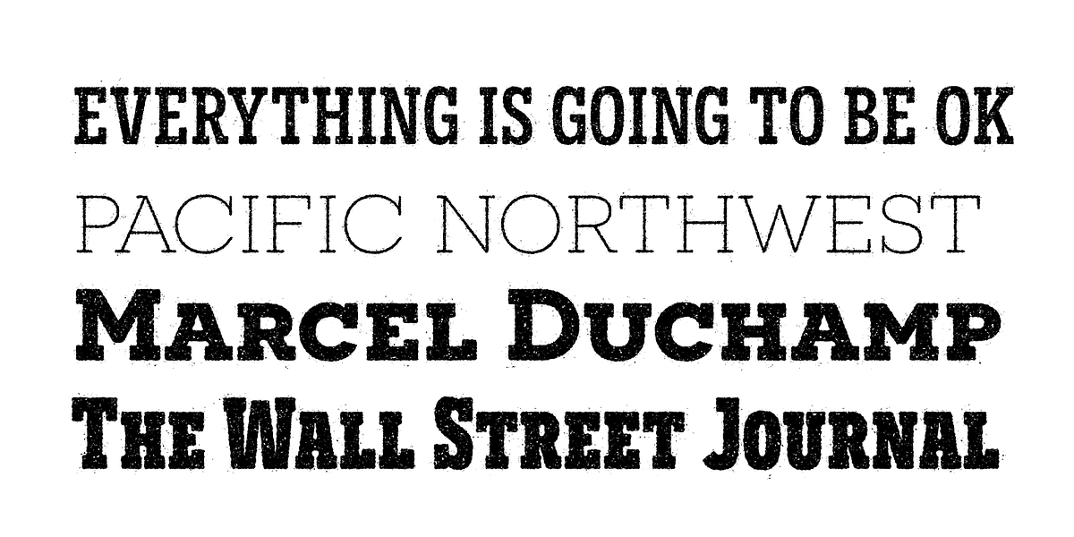 Novecento Slab Rough, a Slab Serif Font by Synthview Type Design (Photo 2 of 9)