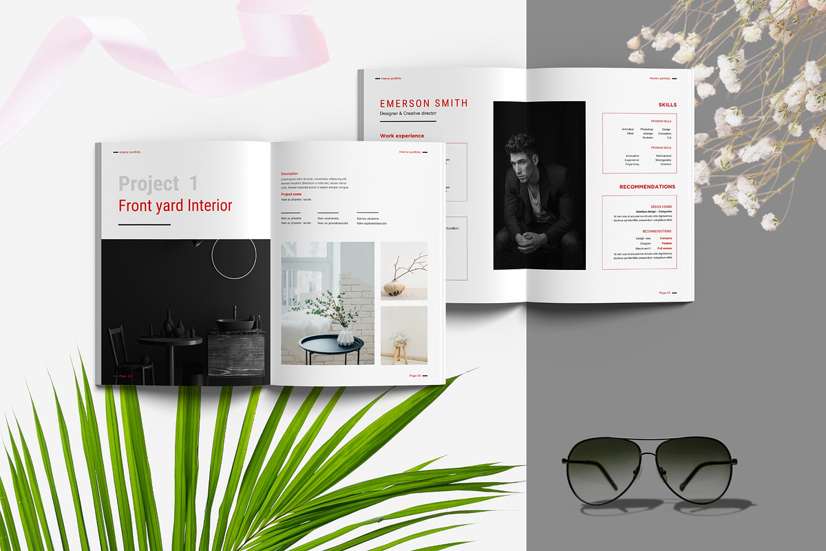 Portfolio Template | Canva, a Brochure Template by TheBrightGrap (Photo 10 of 10)