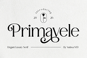 Primavele Elegant Luxury Serif Font, a Serif Font by Vadovastd (Thumbnail 1 of 9)