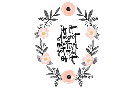 Watercolor Floral Wreath 3