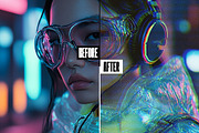 Glitch Photo Effect, a Layer Style Add-On by iDoodle Studio (Thumbnail 2 of 4)