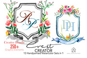 Crest Creator - Creative Bundle Set, an Illustration by SmallHouseBigPony (Thumbnail 16 of 23)