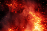 Dark Fiery Background, a Background Graphic by Printable Treasure (Thumbnail 4 of 4)
