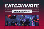 Cybergrose - Cyberpunk Display Font, a Sans Serif Font by Annora Studio (Thumbnail 8 of 17)
