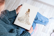 Wedding Bride Clipart, a Person Illustration by Gloria Designed It (Thumbnail 5 of 6)