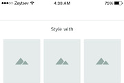Wyvern iOS Wireframe UI Kit, a Wireframe Template by Yaroslav Zaitsev (Thumbnail 17 of 57)