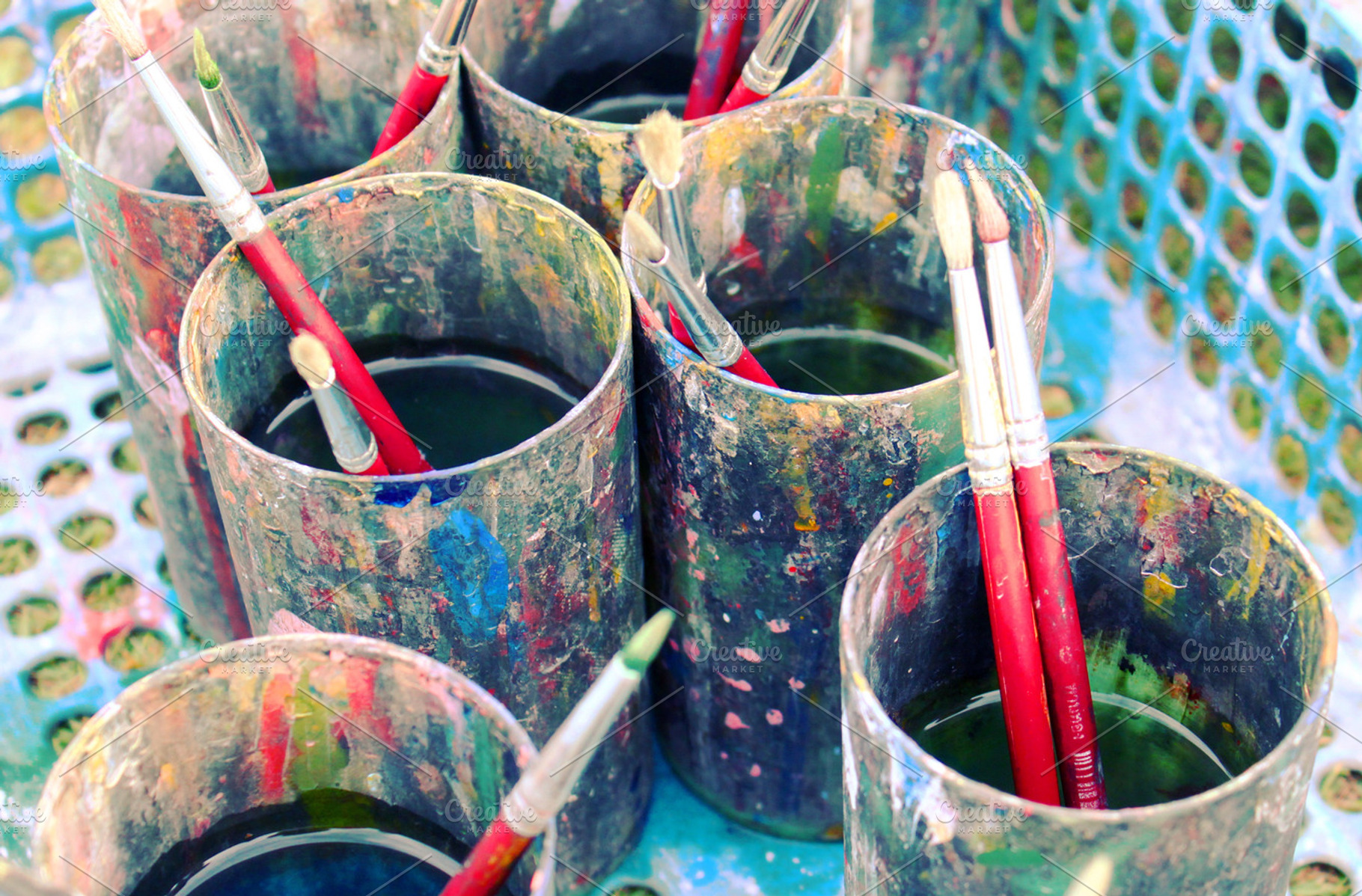 Paint Hour Containing Art Paint And Brush