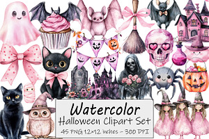 Halloween Clipart, an Illustration by Design Market