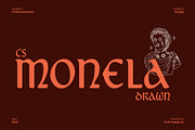 CS Monela Drawn, a Serif Font by Craft Supply Co. (Thumbnail 1 of 8)