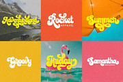 Lovadelic + Extras, a Script Font by Aiyari (Thumbnail 4 of 14)