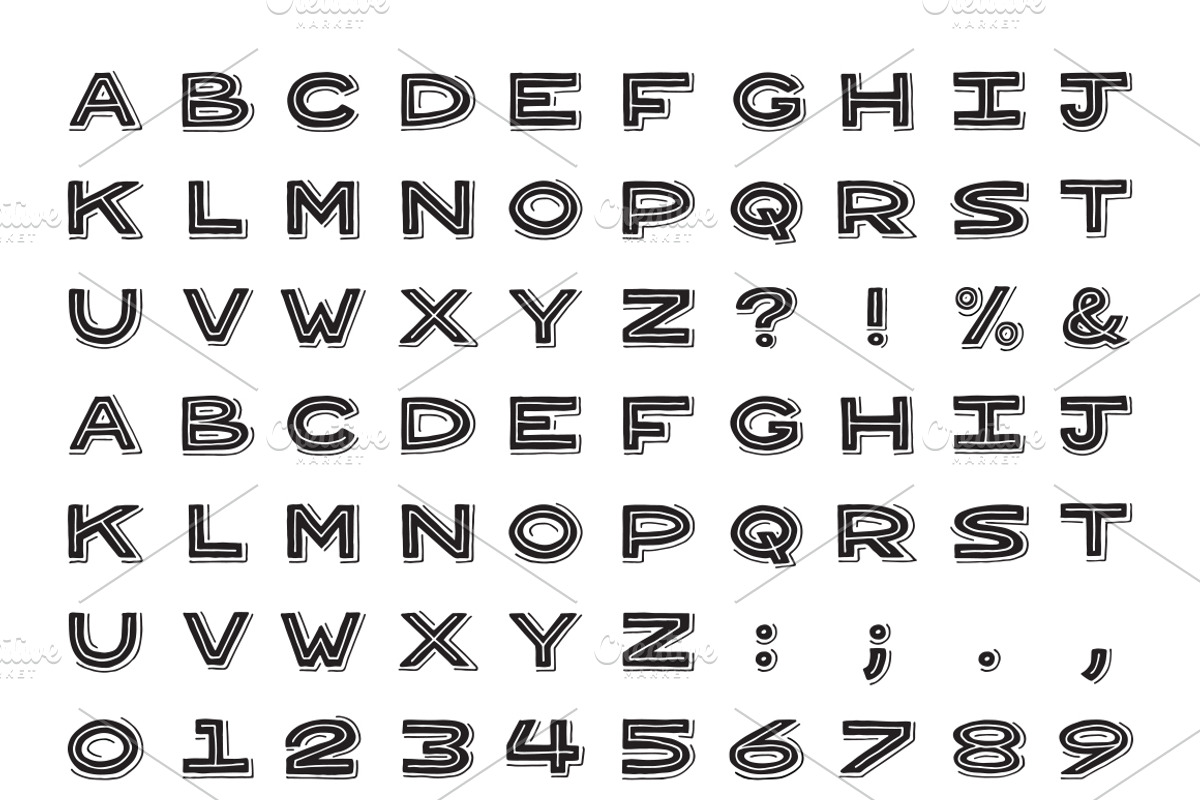 Bangarang 4 Font Family preview 4