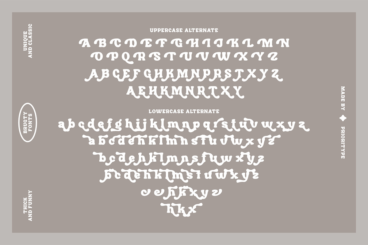 Brugty - Thick Display Fonts, a Serif Font by Prioritype Co (Photo 12 of 15)