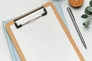 Workspace accessories creating a relaxing atmosphere for increas, a Business Photo by Olena Rudo