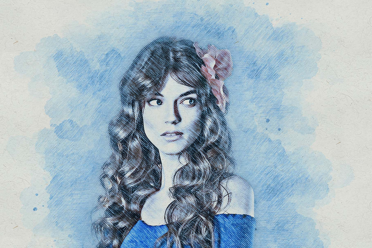 Realistic Drawing & Sketch Effect 2, an Action Add-On by MRI STUDIO (Photo 10 of 12)
