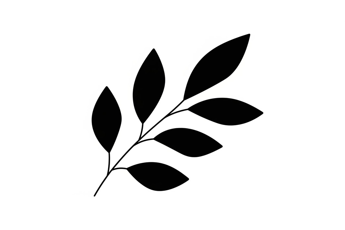 Botanical Leaf Silhouette Bundle, an Illustration by Creativeshirt (Photo 49 of 51)