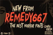 Coven Fresh - Horror Font, a Handwritten Font by Remedy667 (Thumbnail 7 of 7)