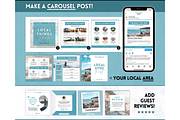 Instagram Post Templates for Airbnb, a Social Media Template by Templatables (Thumbnail 7 of 11)