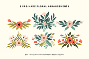 Colorful Pastel Floral Illustrations, a Pattern Graphic by Rough Edges Supply Co. (Thumbnail 4 of 10)