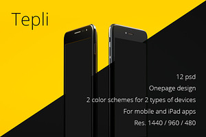 Tepli — One Page Template