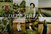 10 Deep Green Lightroom Presets, a Preset Add-On by CVR Presets (Thumbnail 1 of 7)