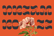 Bome - Retro Psychedelic Font, a Font by Nirmana Visual (Thumbnail 2 of 9)