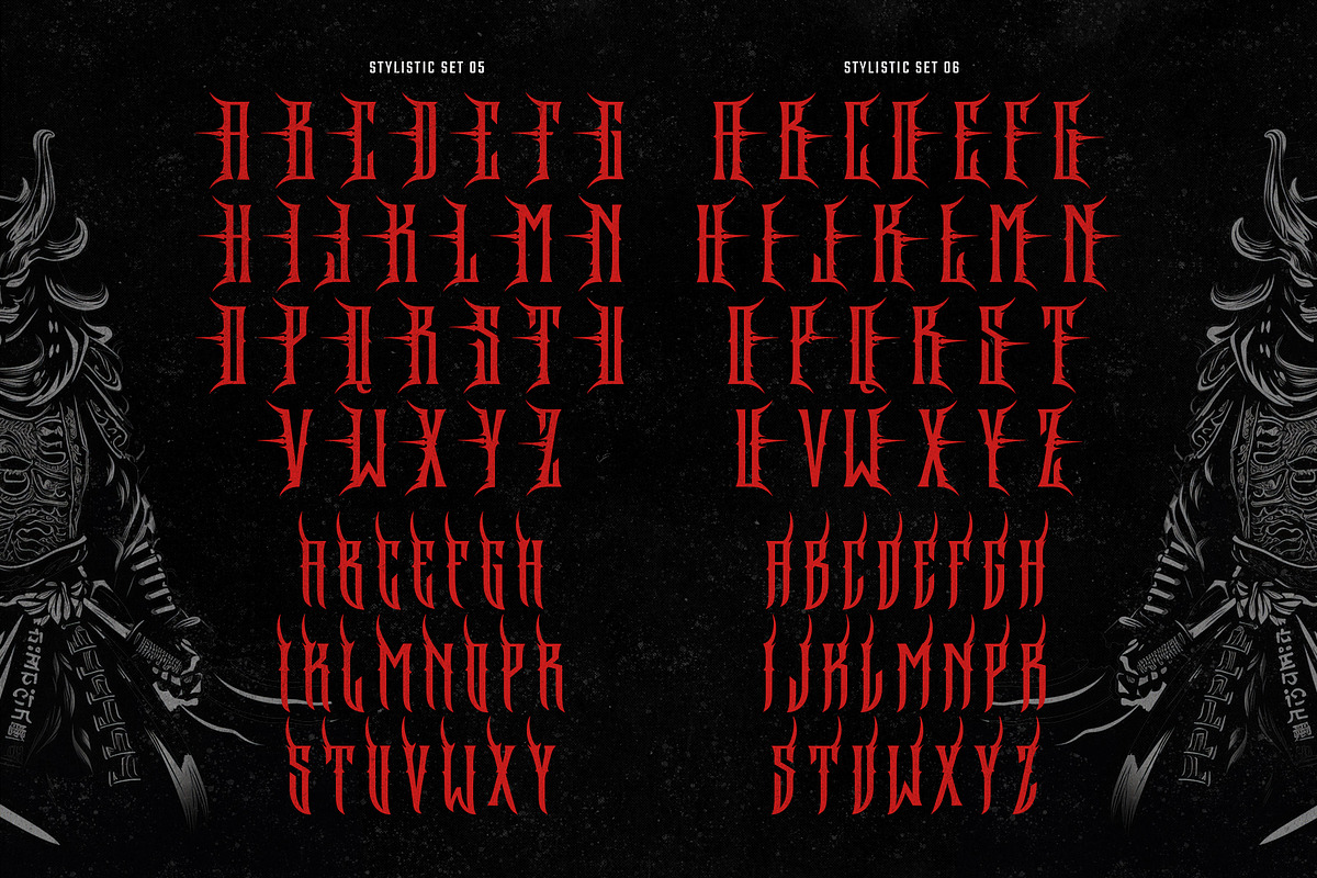 Rockakura typeface, a Blackletter Font by alit design (Photo 12 of 17)