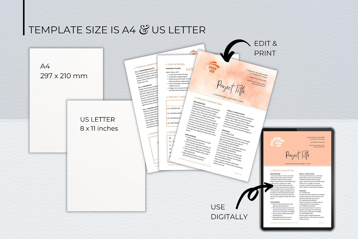 Professional Project Proposal Deck, a Magazine Template by B2 Studio (Photo 9 of 10)