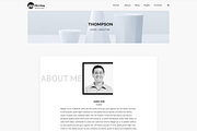 Mini Blog  - Web Template PSD, a Templates & Theme by Themeix (Thumbnail 2 of 5)